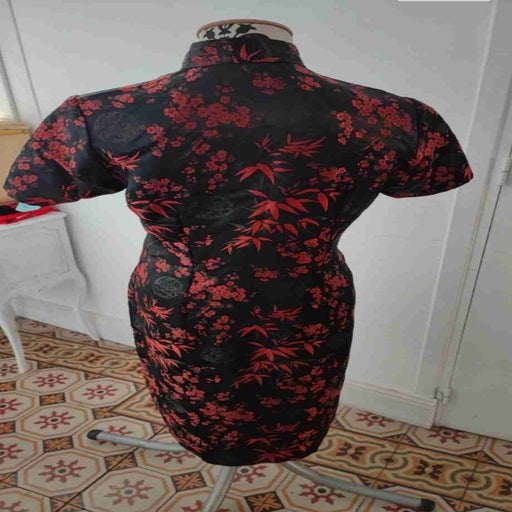 Asian silk dress