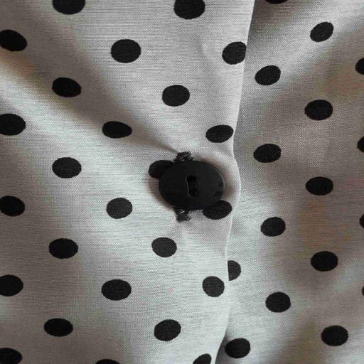 Polka Dot Buttoned Dress