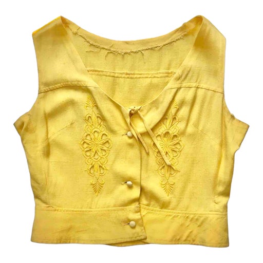 Top en lin et coton