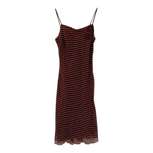 Polka dot slip dress