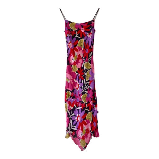 Robe longue à fleurs