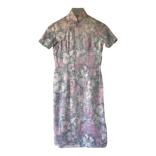 Robe asiatique en soie