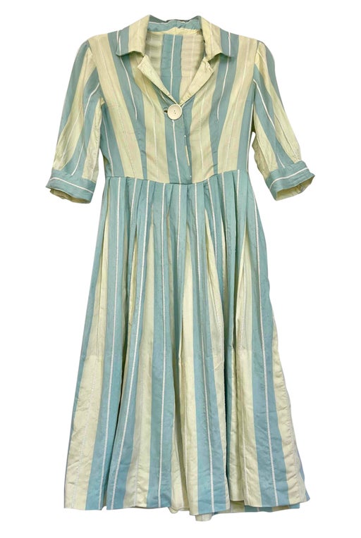 Linen and silk dress