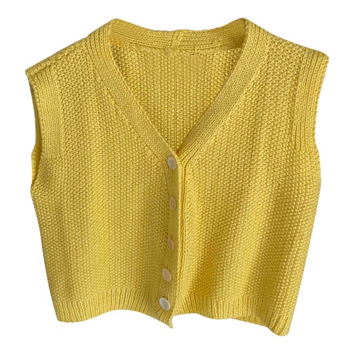 Gilet sans manches en laine