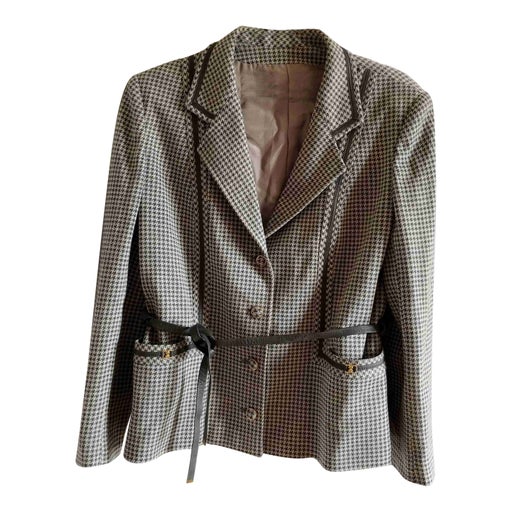 Belted blazer