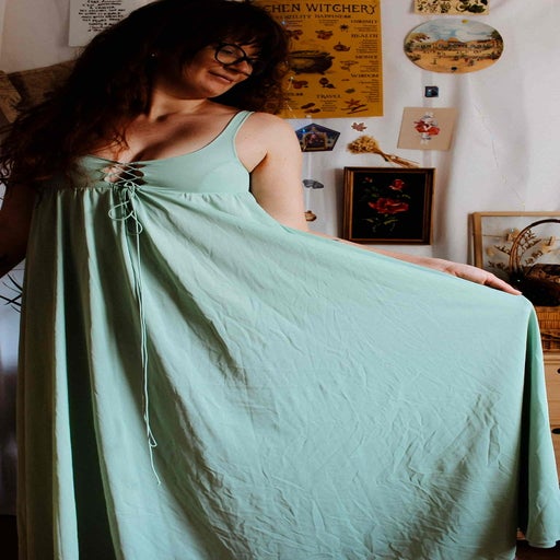 Robe vert d'eau