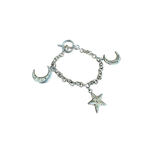 Gold metal bracelet
