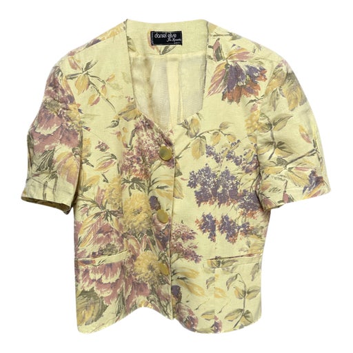 Linen and cotton blouse