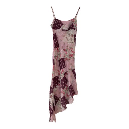 Asymmetrical patchwork dress