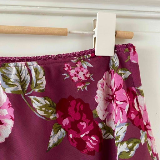 Floral midi skirt