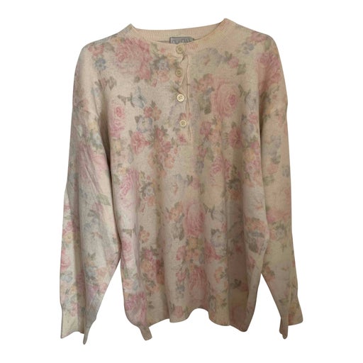 Pull à fleurs