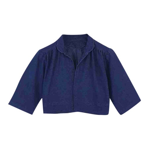 Veste courte en jean