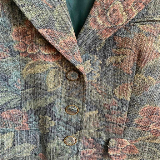 Blazer à fleurs
