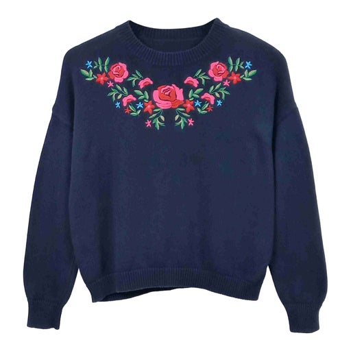 Floral sweater