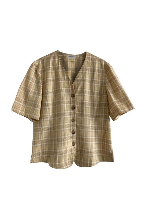 Checked blouse