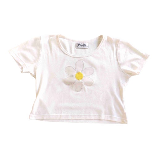 Crop top à fleurs