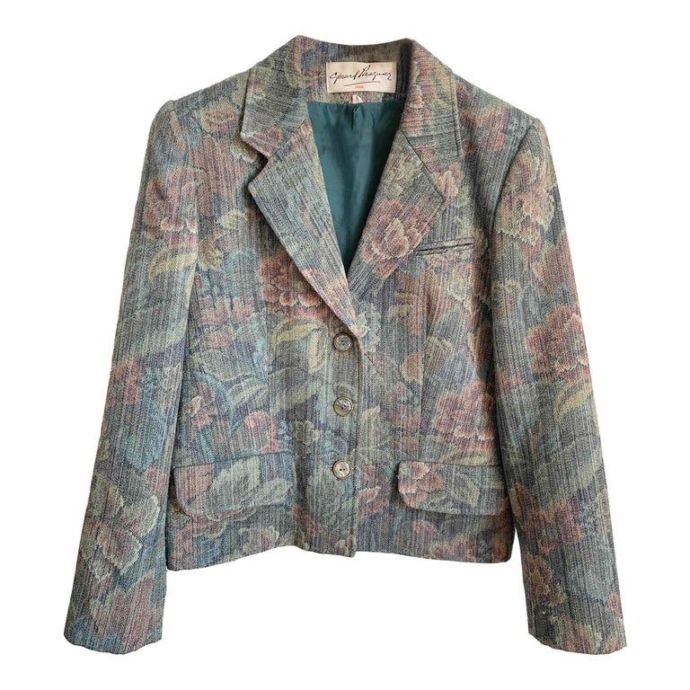 Blazer à fleurs