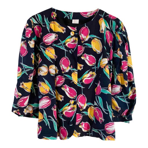 Blouse à fleurs