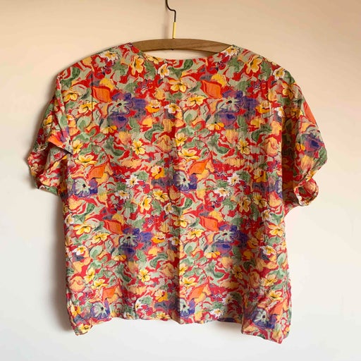 Blouse à fleurs