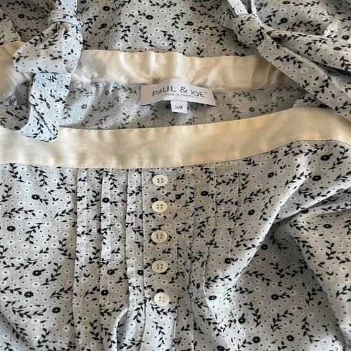 Robe en coton et soie
