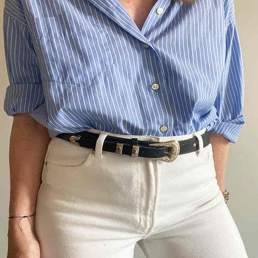 Ceinture western en cuir