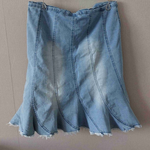 Jupe longue en jean
