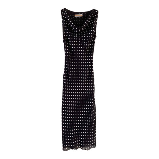 Robe midi à pois