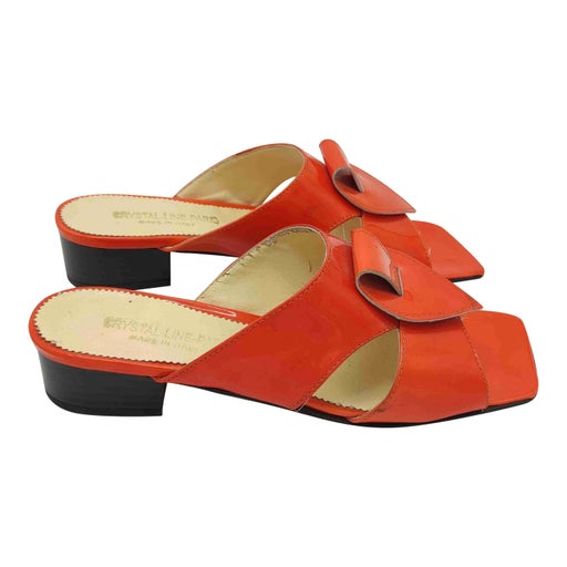 Mules en cuir