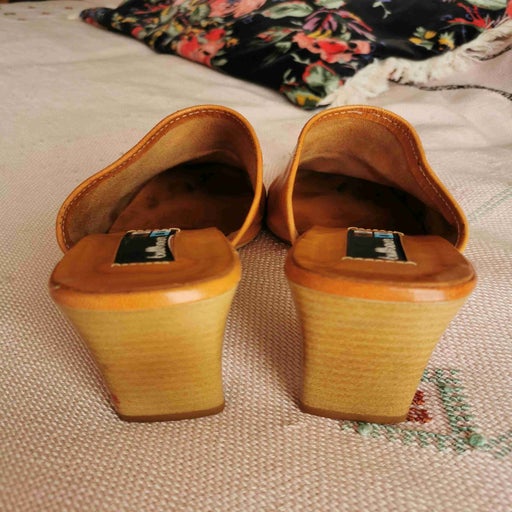 Mules en cuir