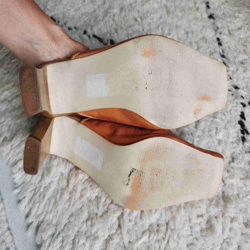 Mules en cuir