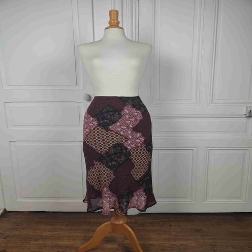 Jupe longue patchwork