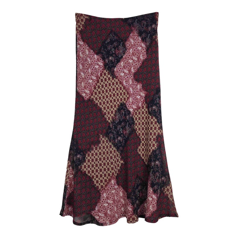 Jupe longue patchwork