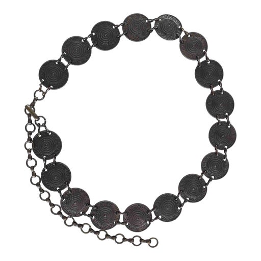 Metal chain belt