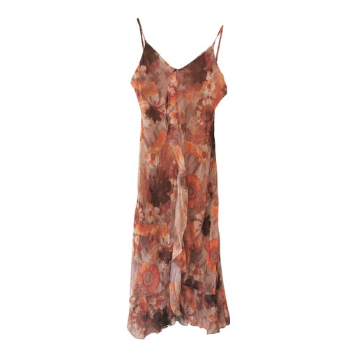 Robe longue à fleurs