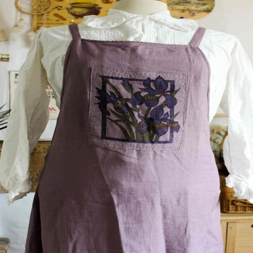 Robe longue coupe tablier