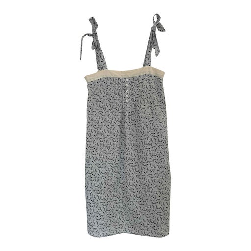 Robe en coton et soie