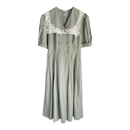 Robe en lin et coton