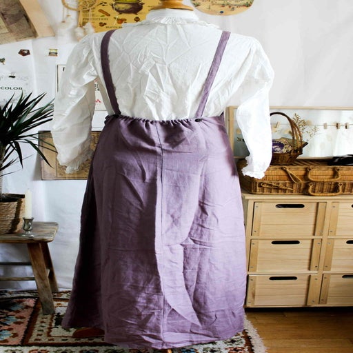 Robe longue coupe tablier