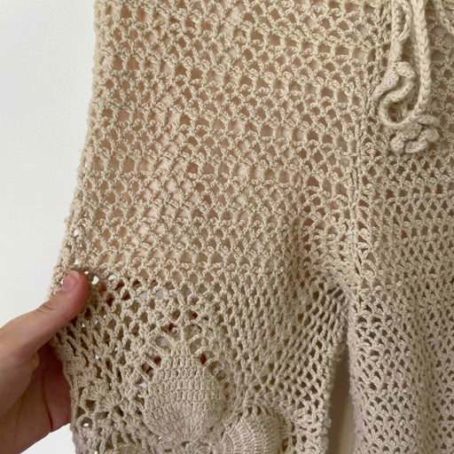 Pantalon en crochet
