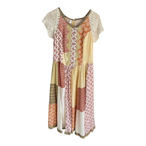 Robe patchwork en coton