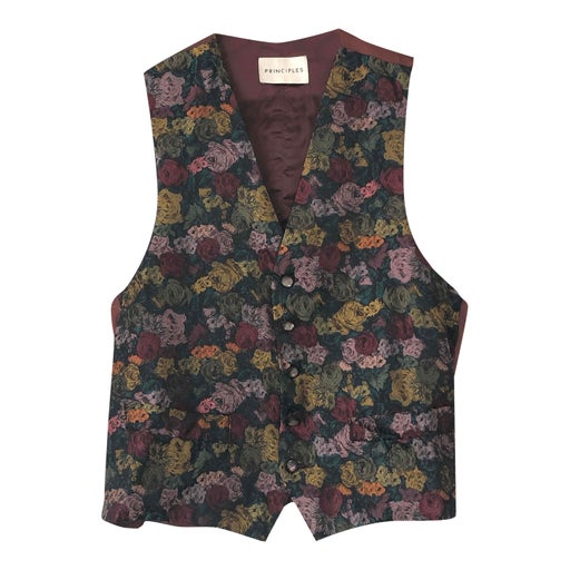 Floral Sleeveless Vest