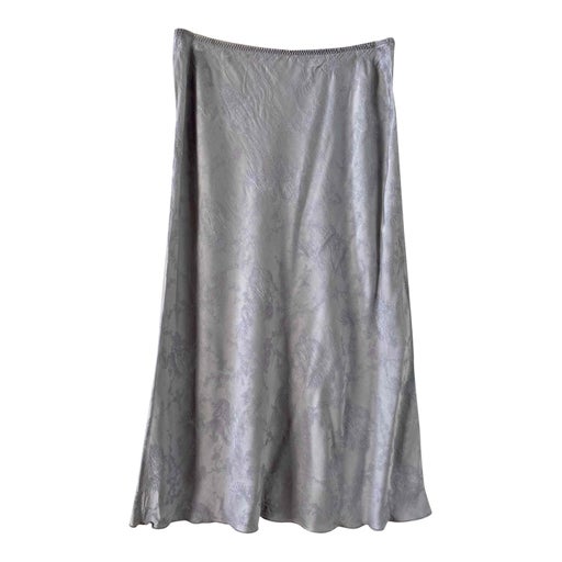 Jupe midi damasée