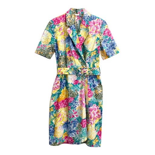 Robe portefeuille en coton