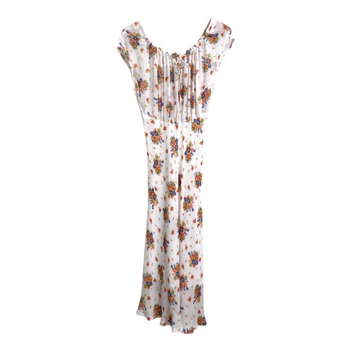 Robe midi fleurie