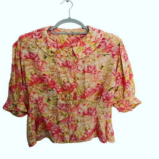 Blouse à fleurs
