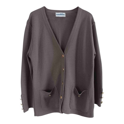 Brown cardigan
