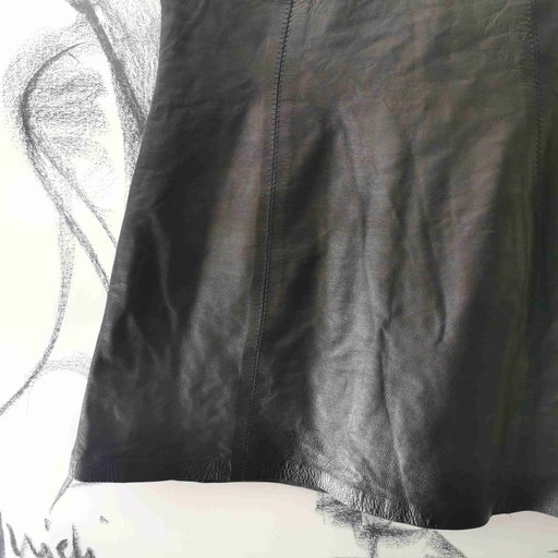 Robe en cuir