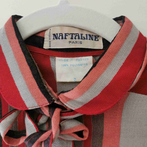 Blouse rayée en crêpe