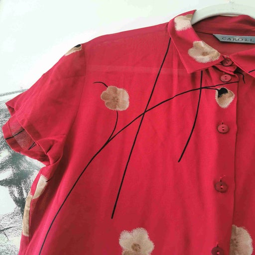 Blouse en crêpe