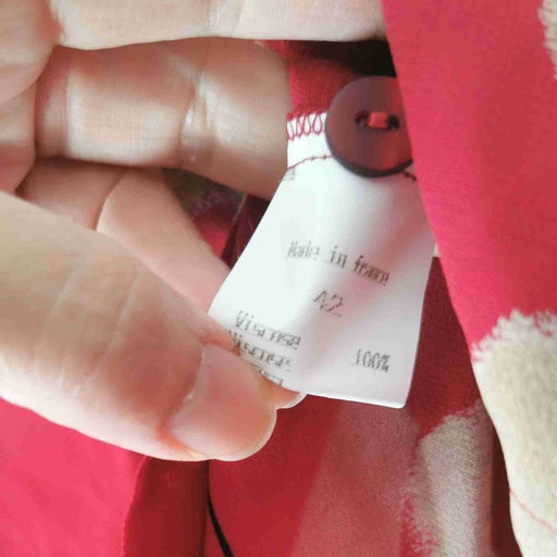 Blouse en crêpe